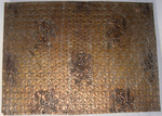 Goldledertapete mit heraldischen Greifen